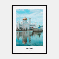 Brunei Portrait Color Poster