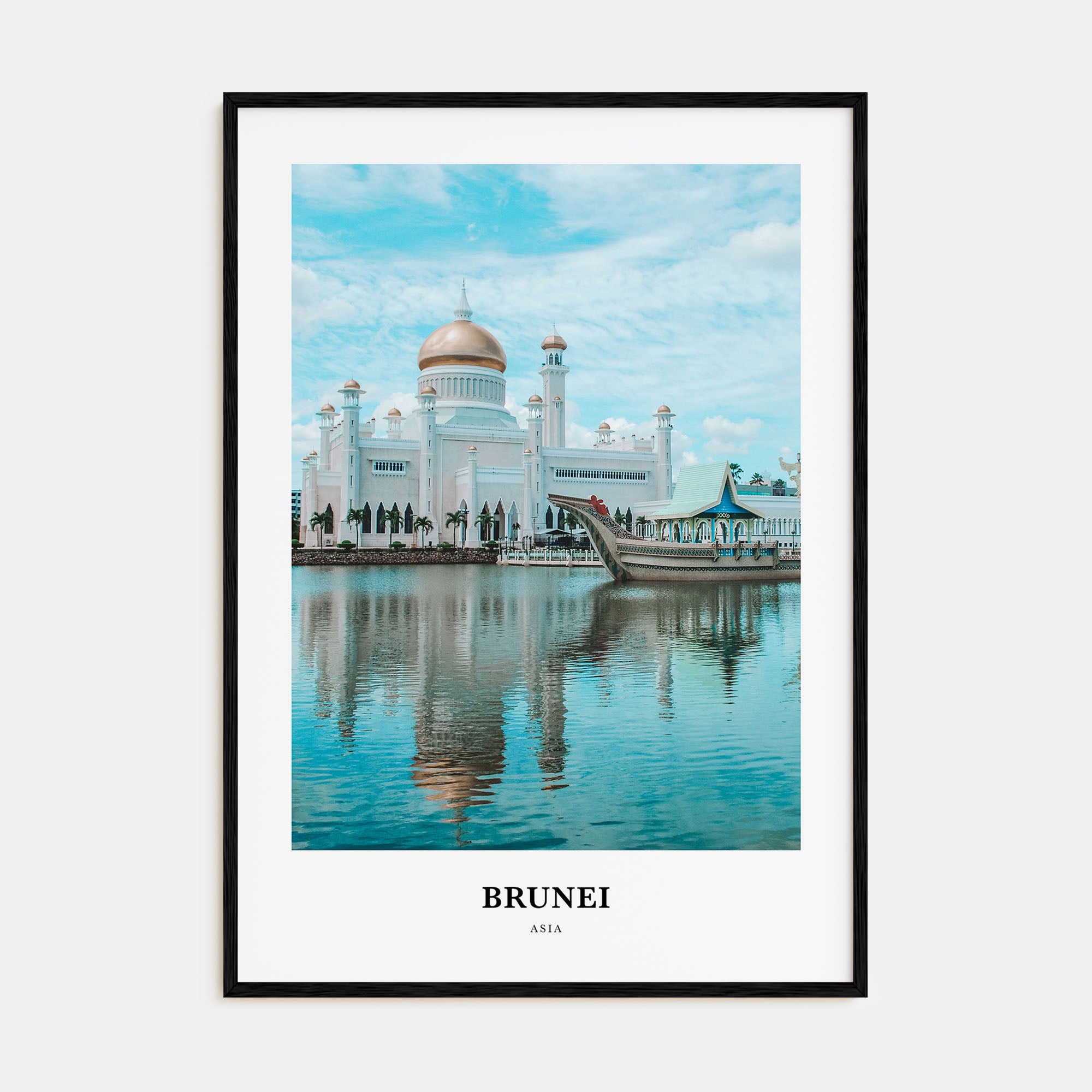 Brunei Portrait Color Poster