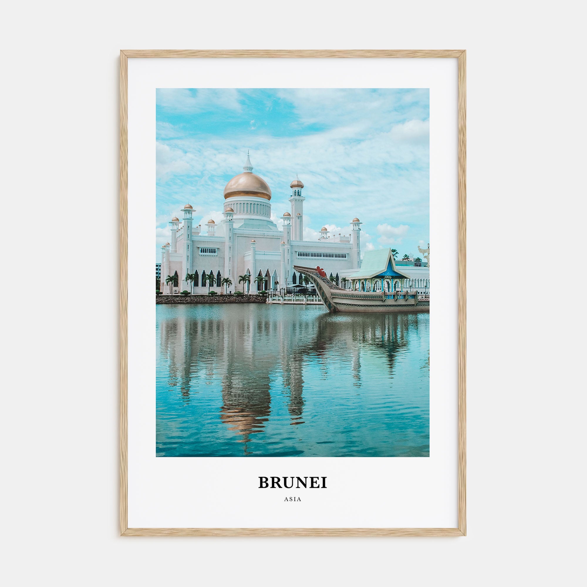 Brunei Portrait Color Poster