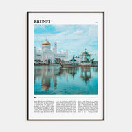 Brunei Travel Color Poster