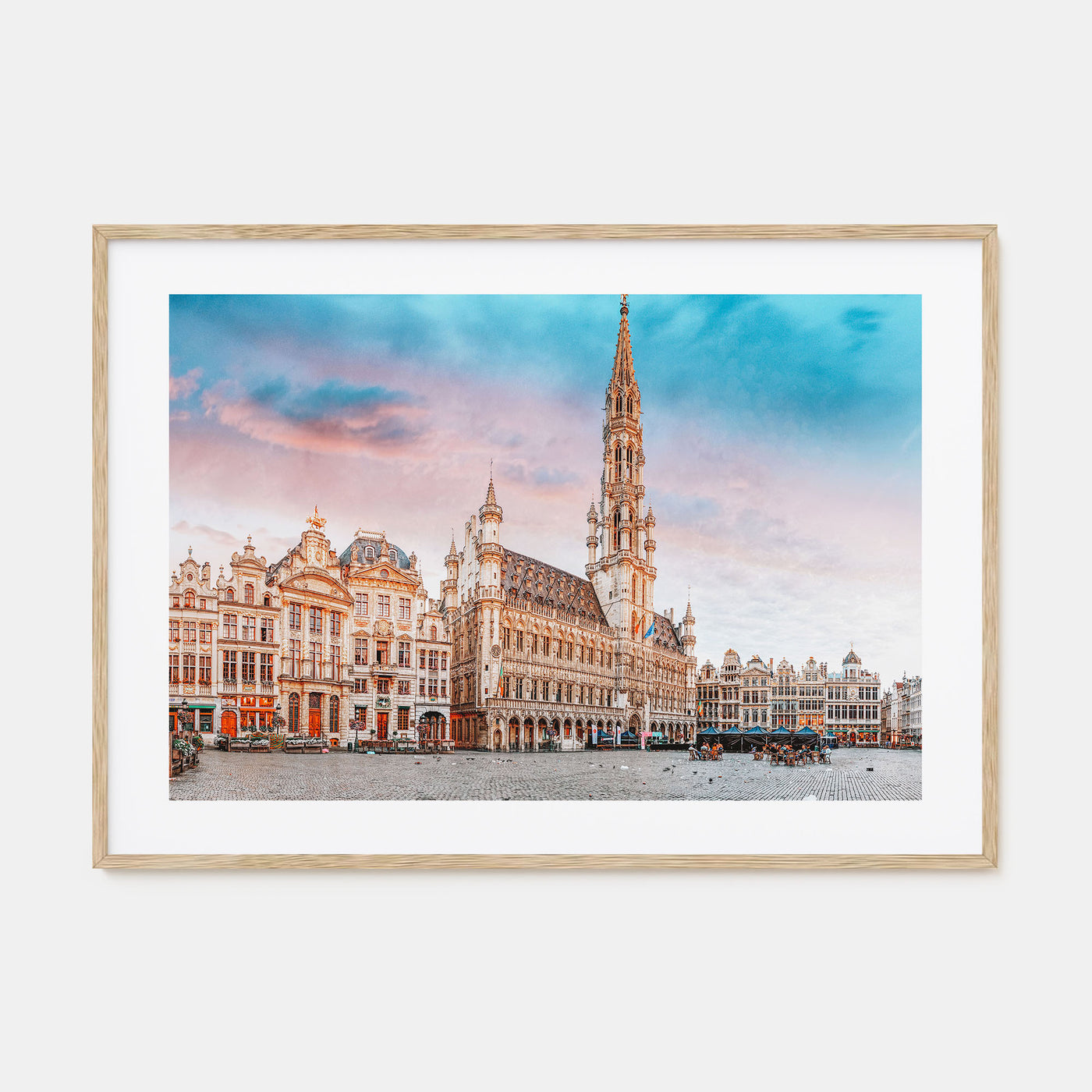 Brussels Landscape Color Poster