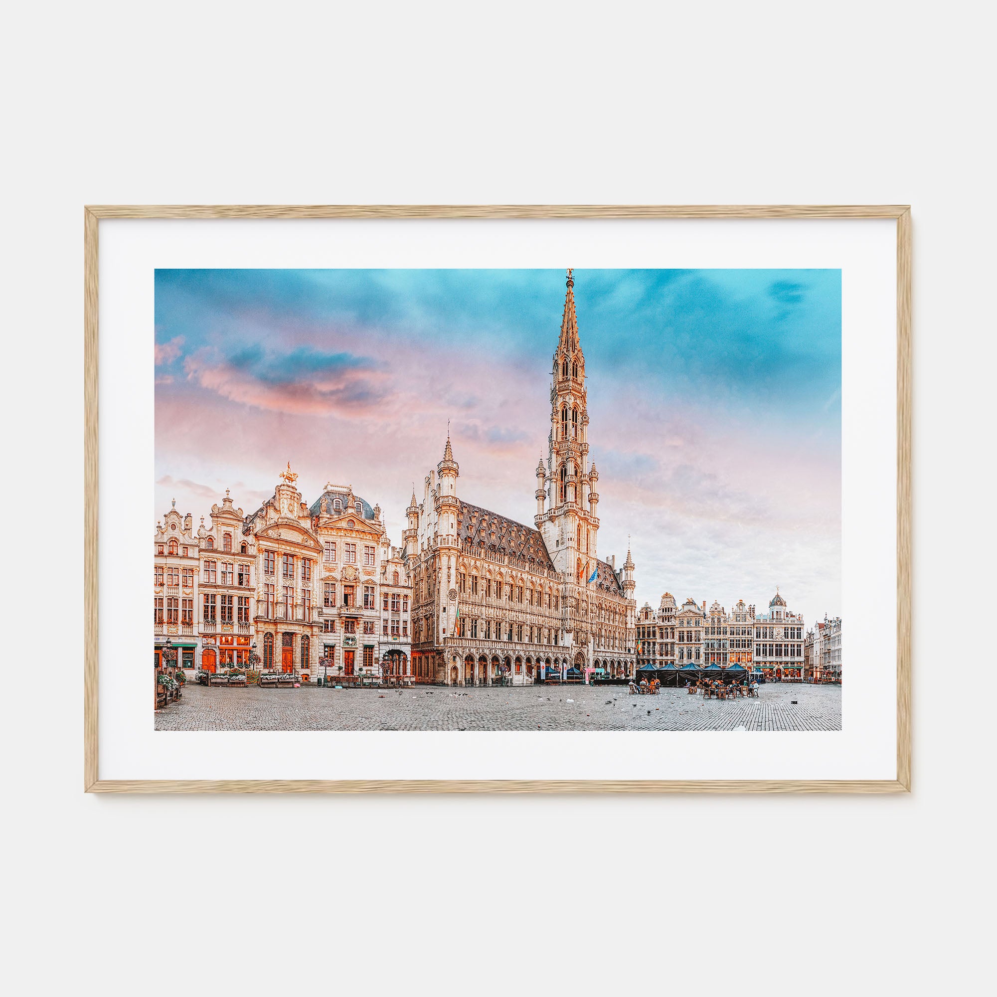 Brussels Landscape Color Poster
