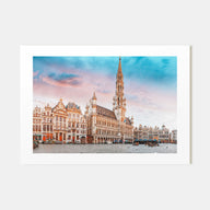 Brussels Landscape Color Poster