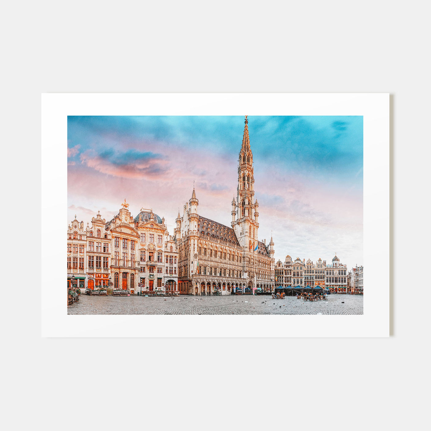 Brussels Landscape Color Poster