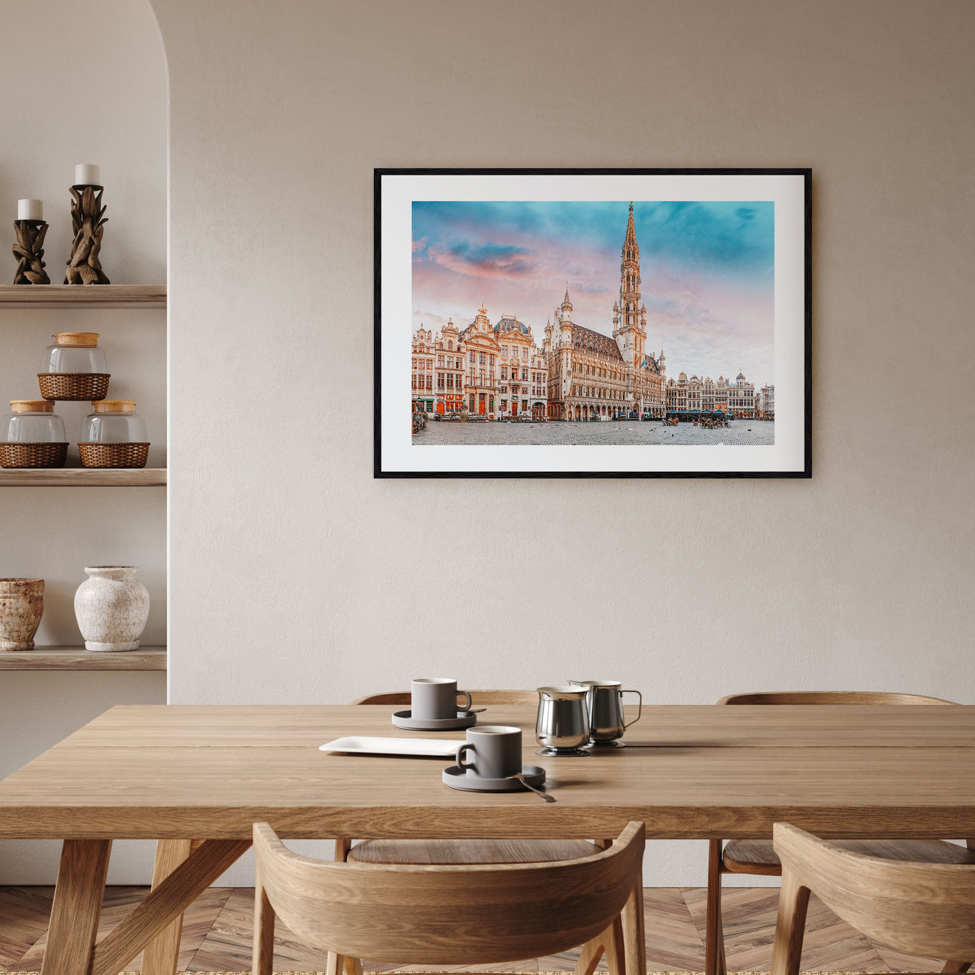 Brussels Landscape Color Poster