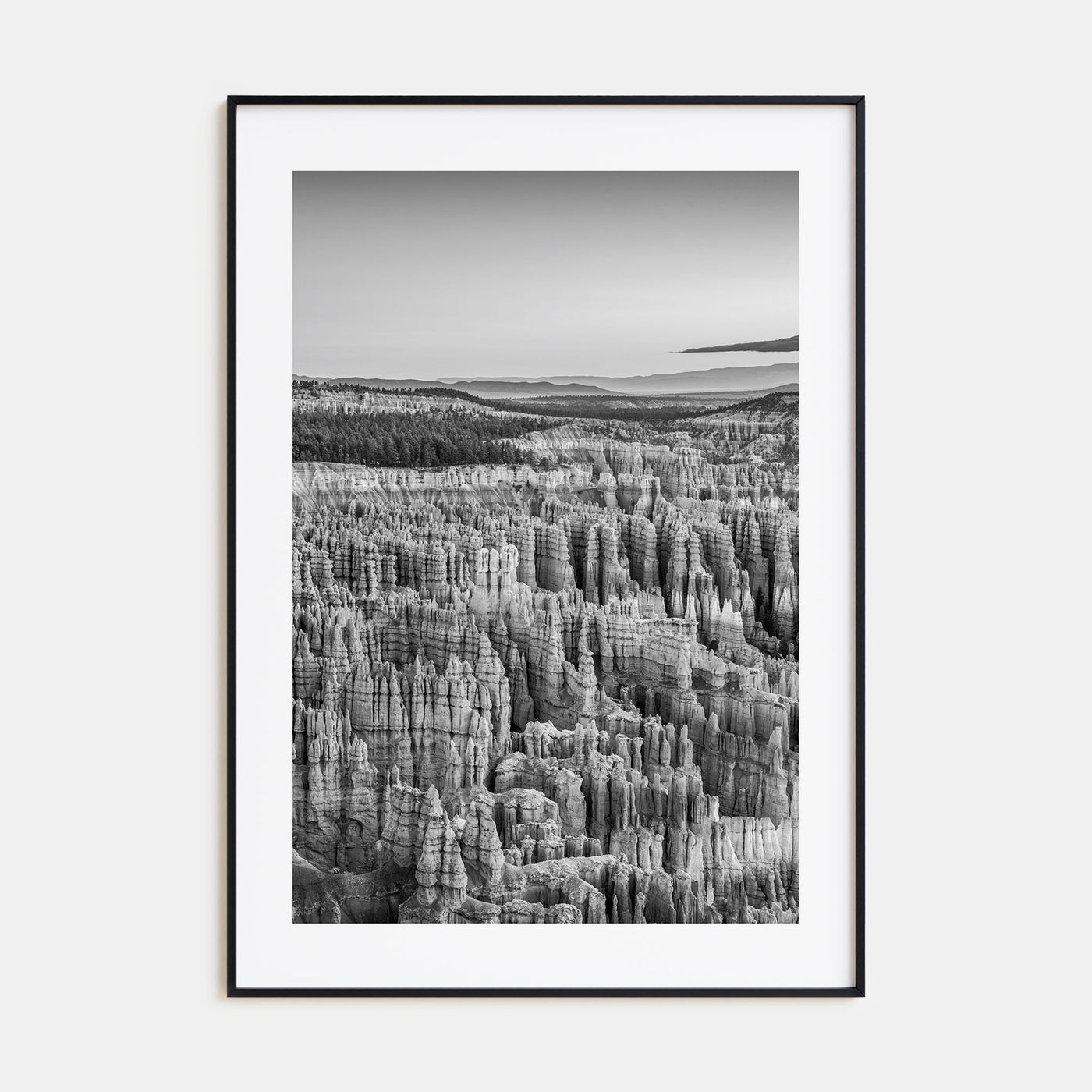 Bryce Canyon National Park Photo B&W Poster