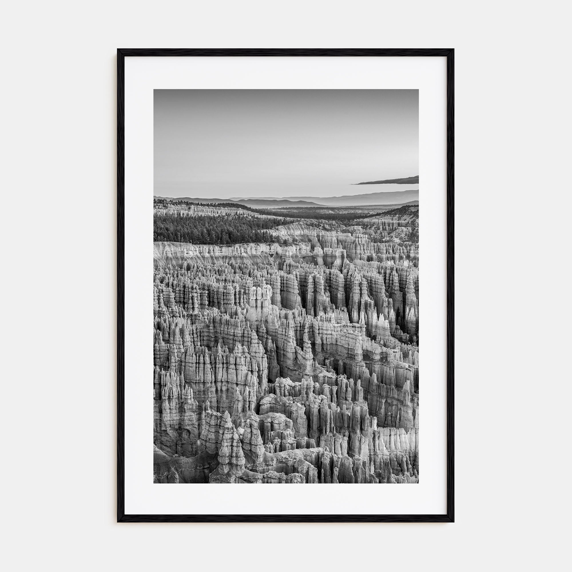 Bryce Canyon National Park Photo B&W Poster