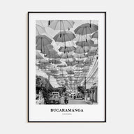 Bucaramanga Portrait B&W Poster
