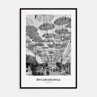 Bucaramanga Portrait B&W Poster