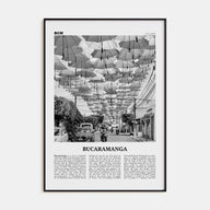 Bucaramanga Travel B&W Poster