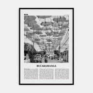 Bucaramanga Travel B&W Poster