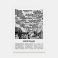 Bucaramanga Travel B&W Poster