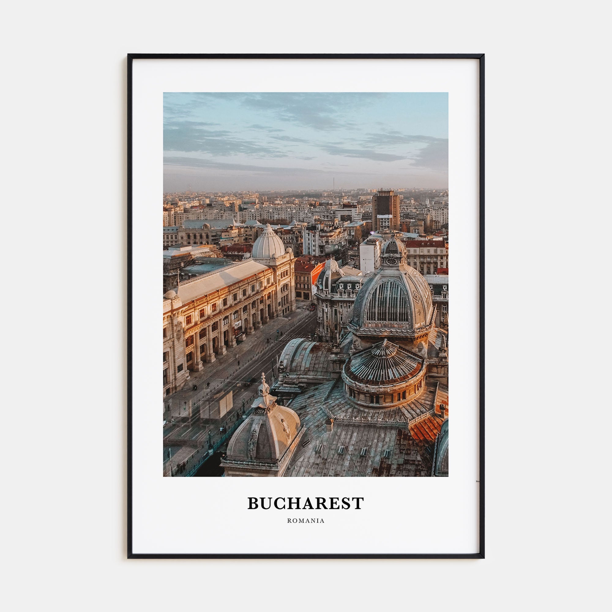 Bucharest Portrait Color No 2 Poster