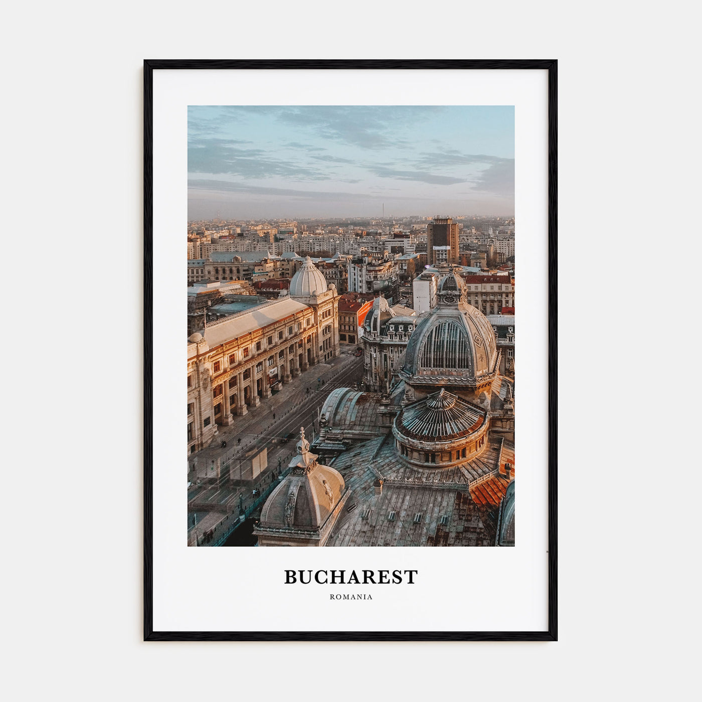 Bucharest Portrait Color No 2 Poster