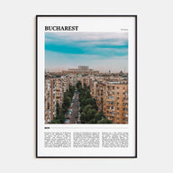 Bucharest Travel Color No 1 Poster