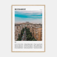 Bucharest Travel Color No 1 Poster