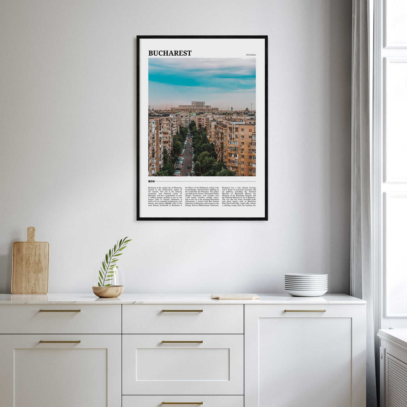 Bucharest Travel Color No 1 Poster