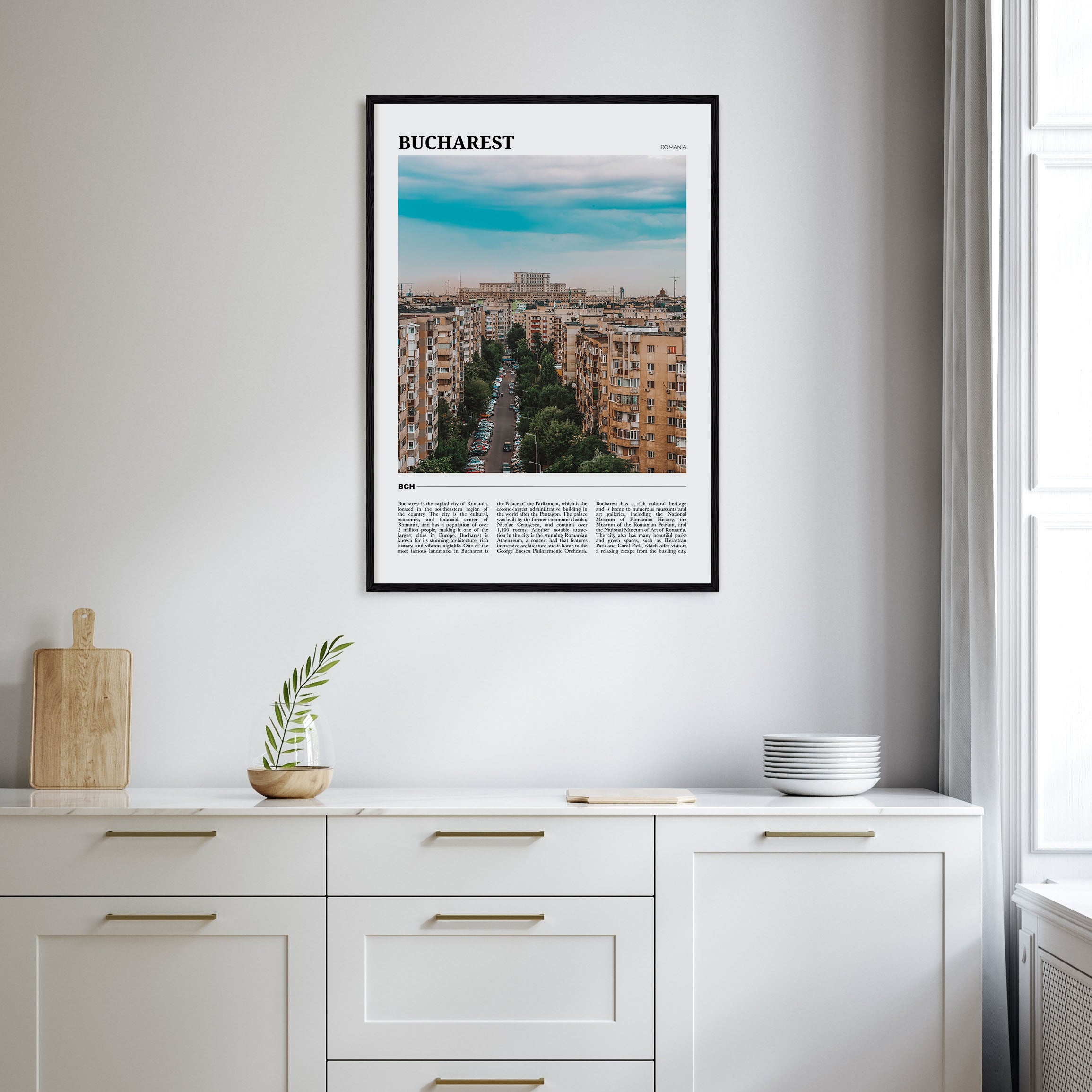 Bucharest Travel Color No 1 Poster