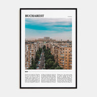 Bucharest Travel Color No 1 Poster