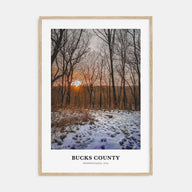 Bucks County Portrait Color Poster