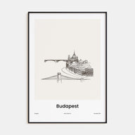 Budapest Drawn Poster