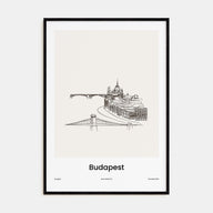 Budapest Drawn Poster