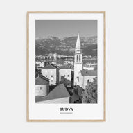 Budva Portrait B&W Poster