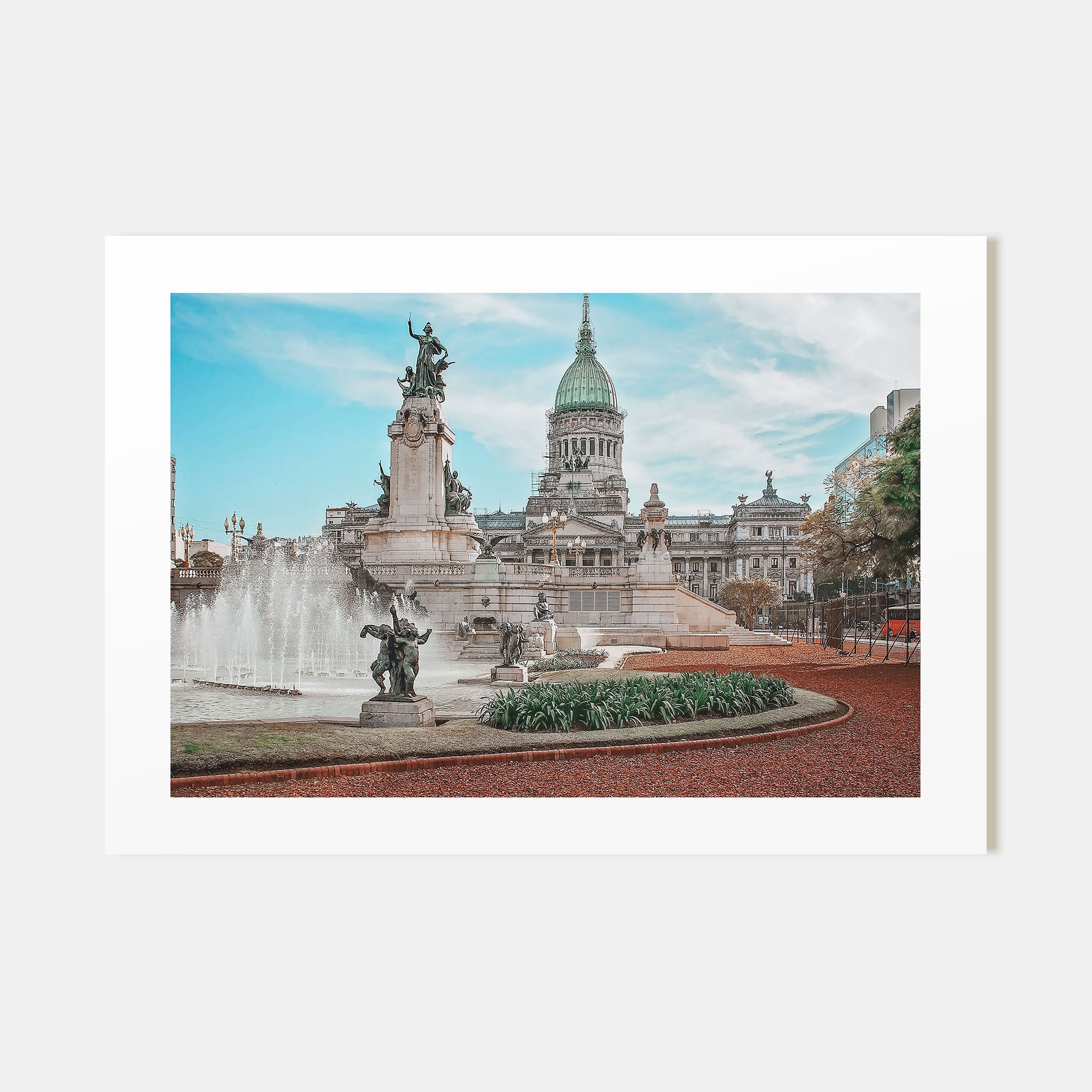 Buenos Aires Landscape Color Poster