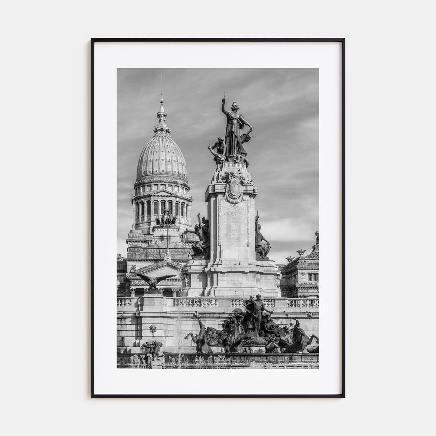 Buenos Aires Photo B&W No 1 Poster