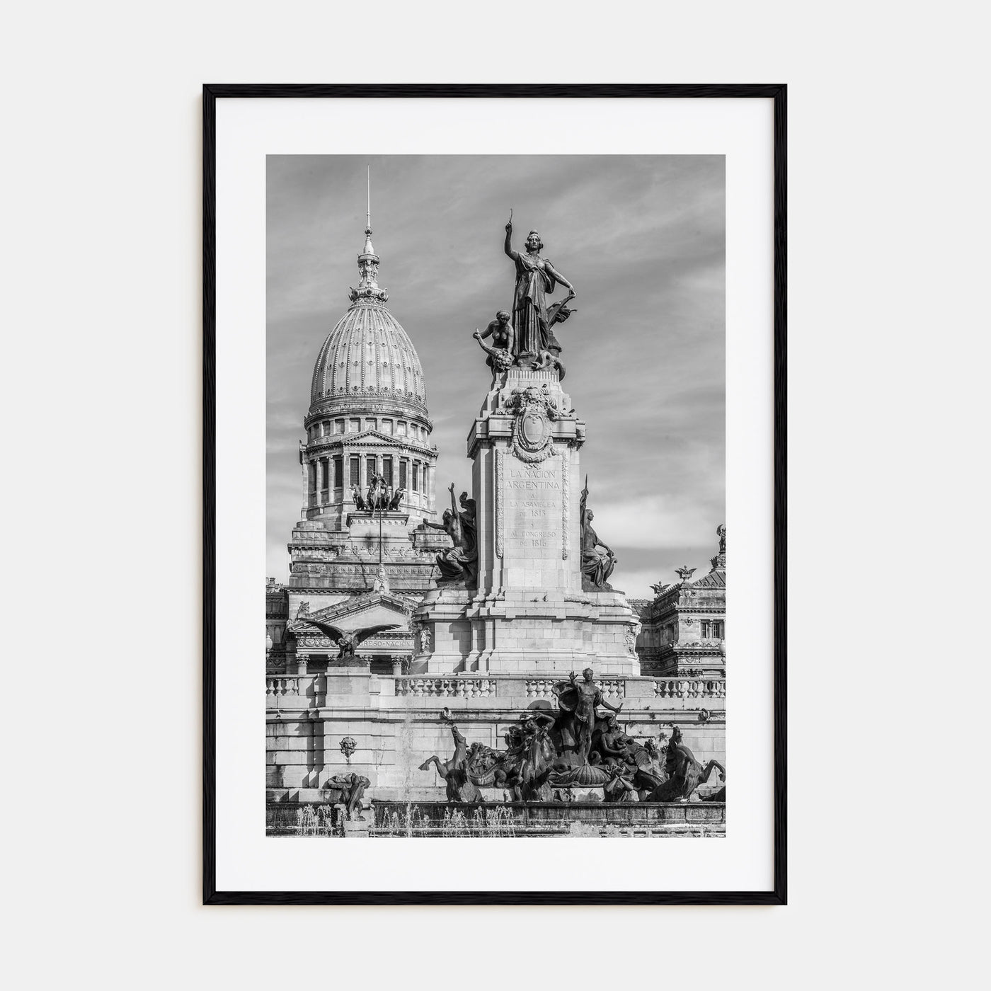Buenos Aires Photo B&W No 1 Poster