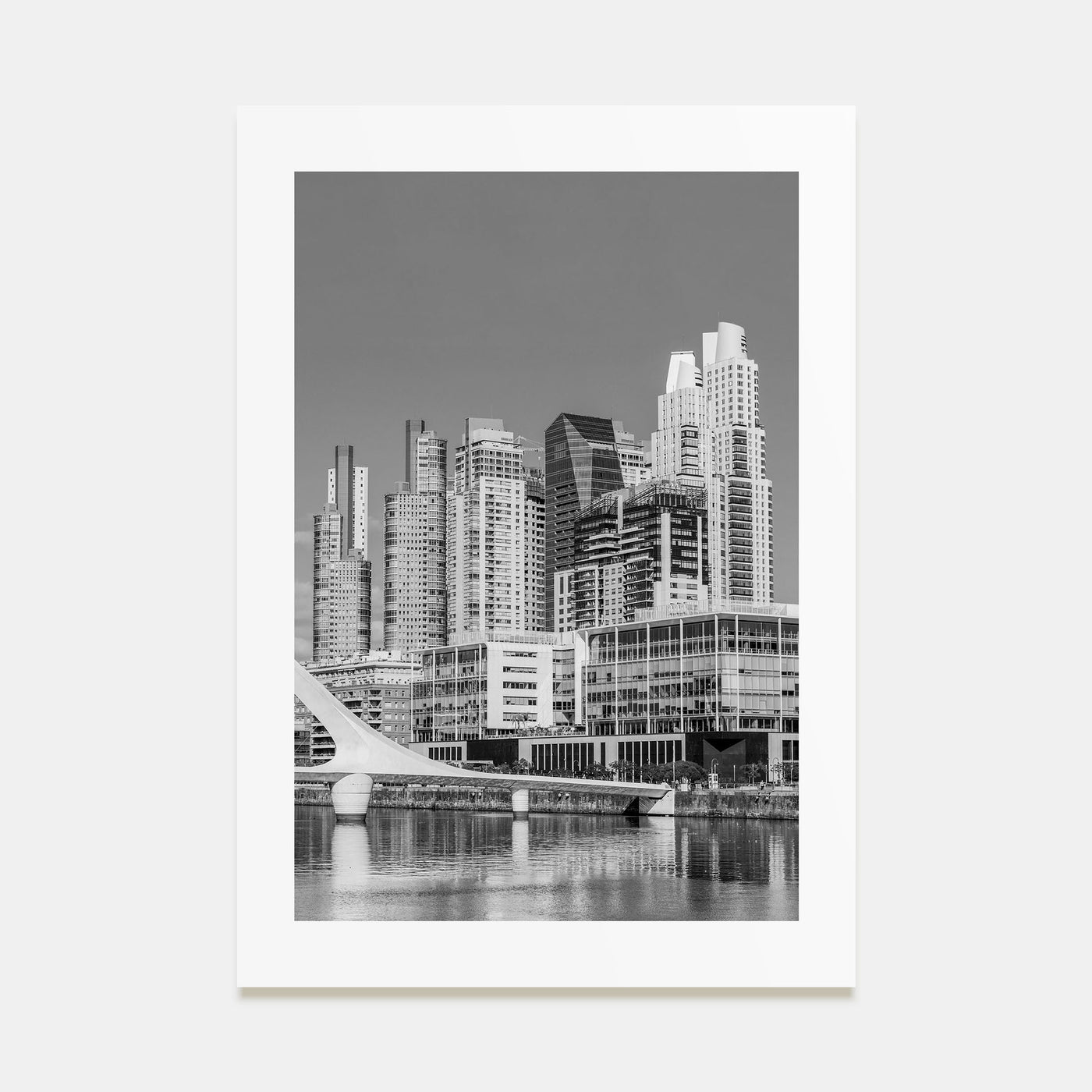 Buenos Aires Photo B&W No 2 Poster