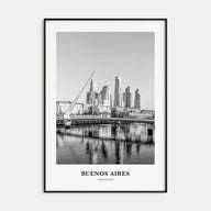 Buenos Aires Portrait B&W No 1 Poster