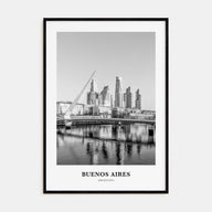 Buenos Aires Portrait B&W No 1 Poster