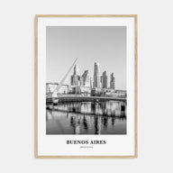 Buenos Aires Portrait B&W No 1 Poster