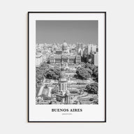 Buenos Aires Portrait B&W No 3 Poster