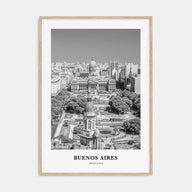 Buenos Aires Portrait B&W No 3 Poster