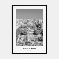 Buenos Aires Portrait B&W No 3 Poster