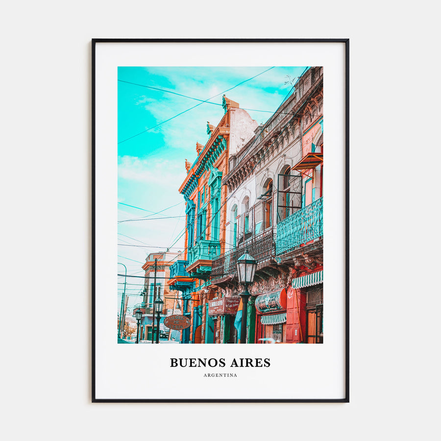 Buenos Aires Portrait Color No 1 Poster
