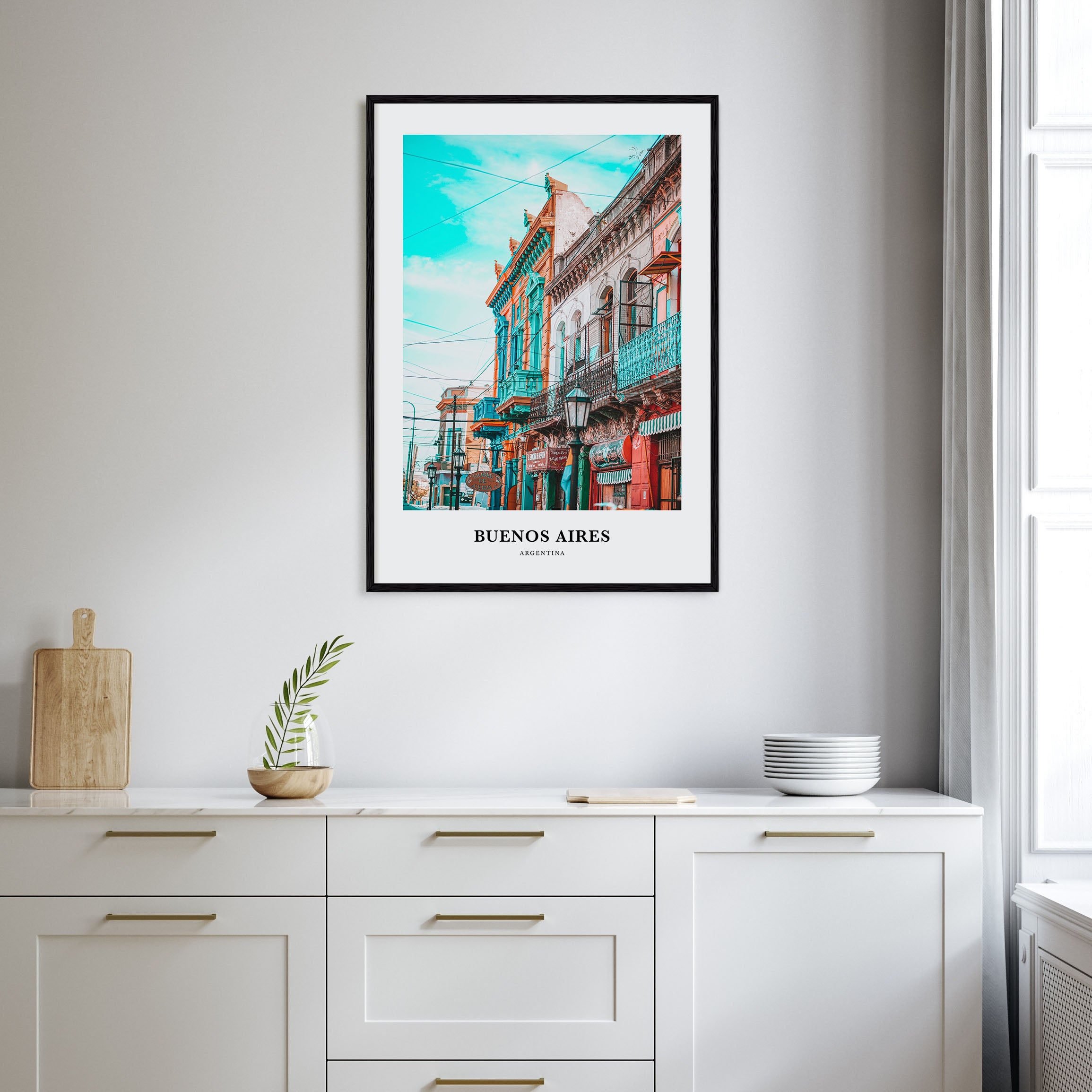Buenos Aires Portrait Color No 1 Poster