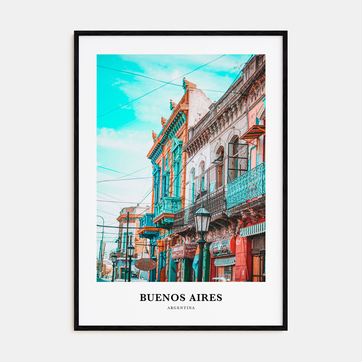 Buenos Aires Portrait Color No 1 Poster