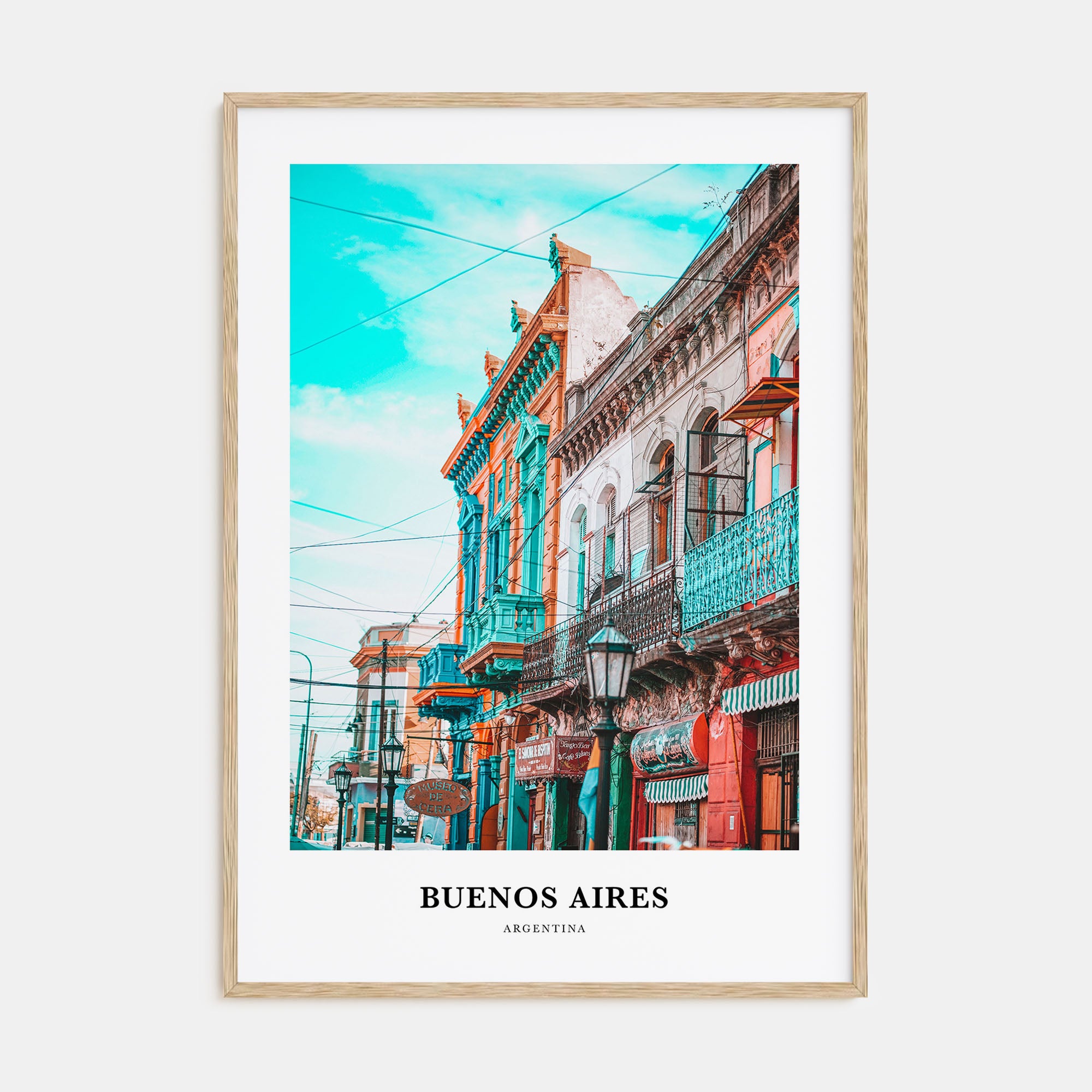 Buenos Aires Portrait Color No 1 Poster