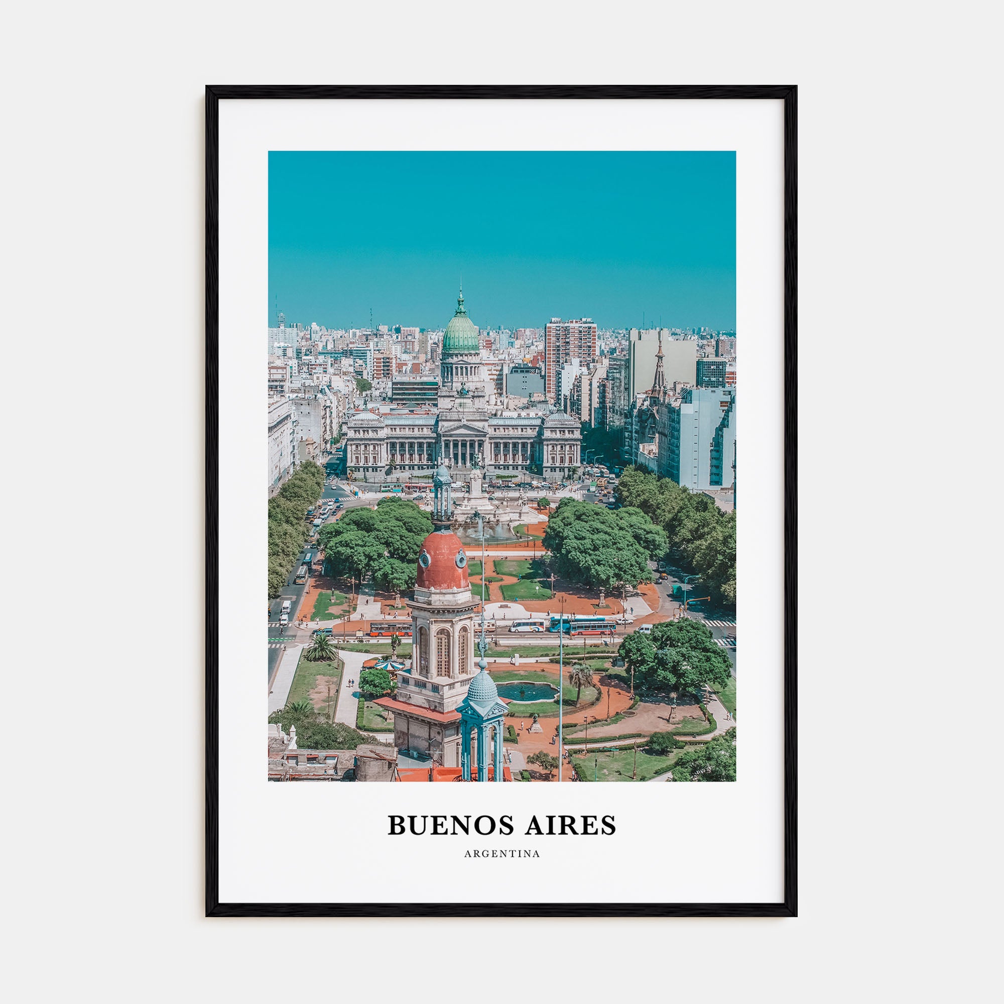Buenos Aires Portrait Color No 2 Poster