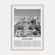 Buenos Aires Travel B&W No 2 Poster