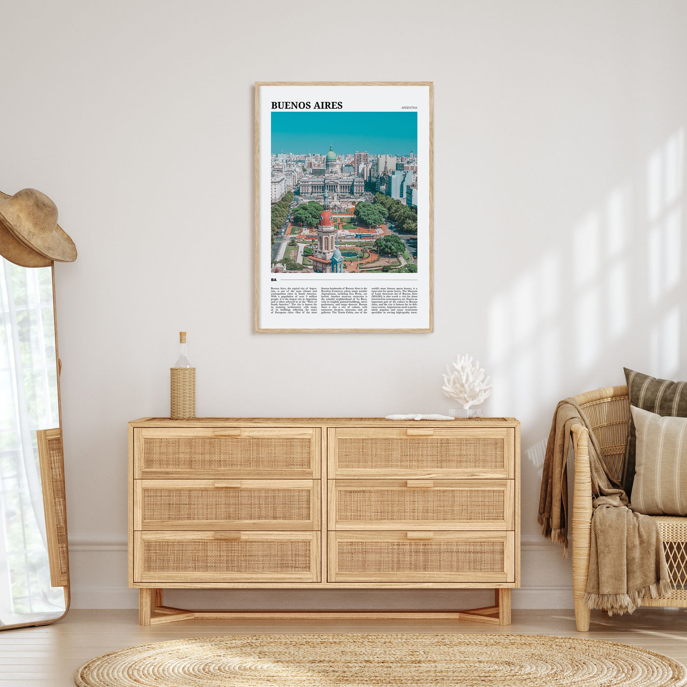 Buenos Aires Travel Color Poster