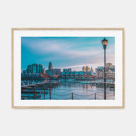 Buffalo Landscape Color Poster