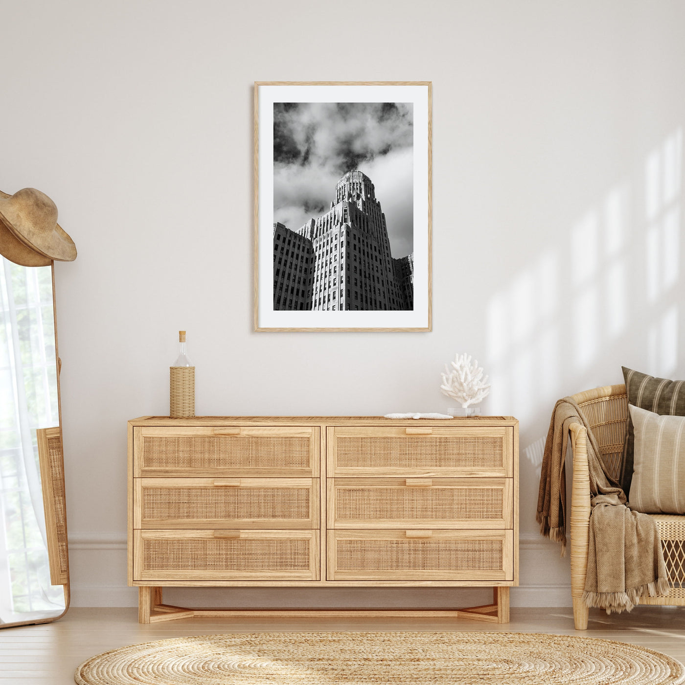 Buffalo Photo B&W No 2 Poster