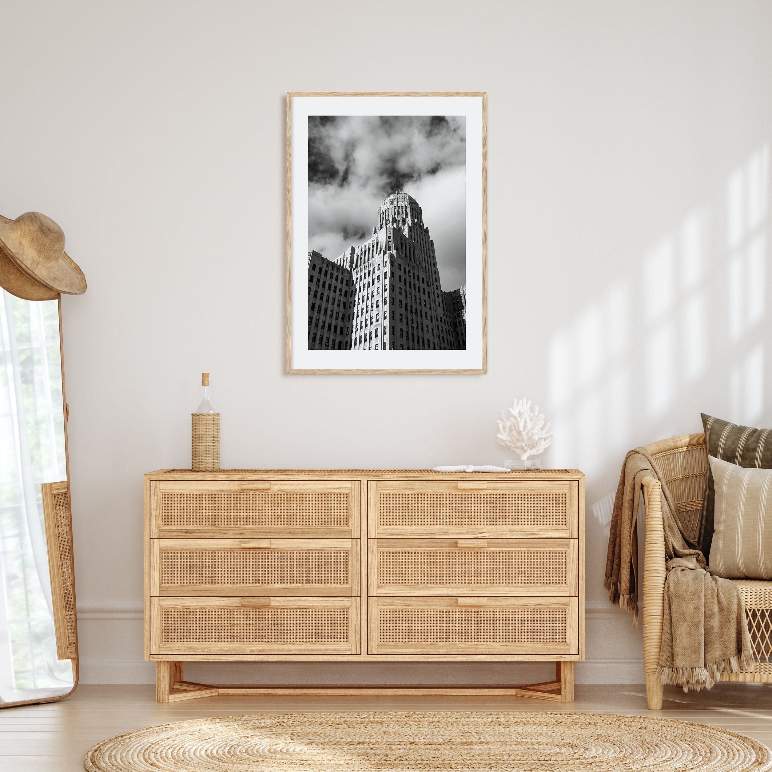 Buffalo Photo B&W No 2 Poster