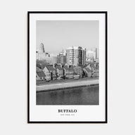 Buffalo Portrait B&W No 2 Poster