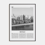 Buffalo Travel B&W No 2 Poster