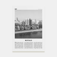 Buffalo Travel B&W No 2 Poster